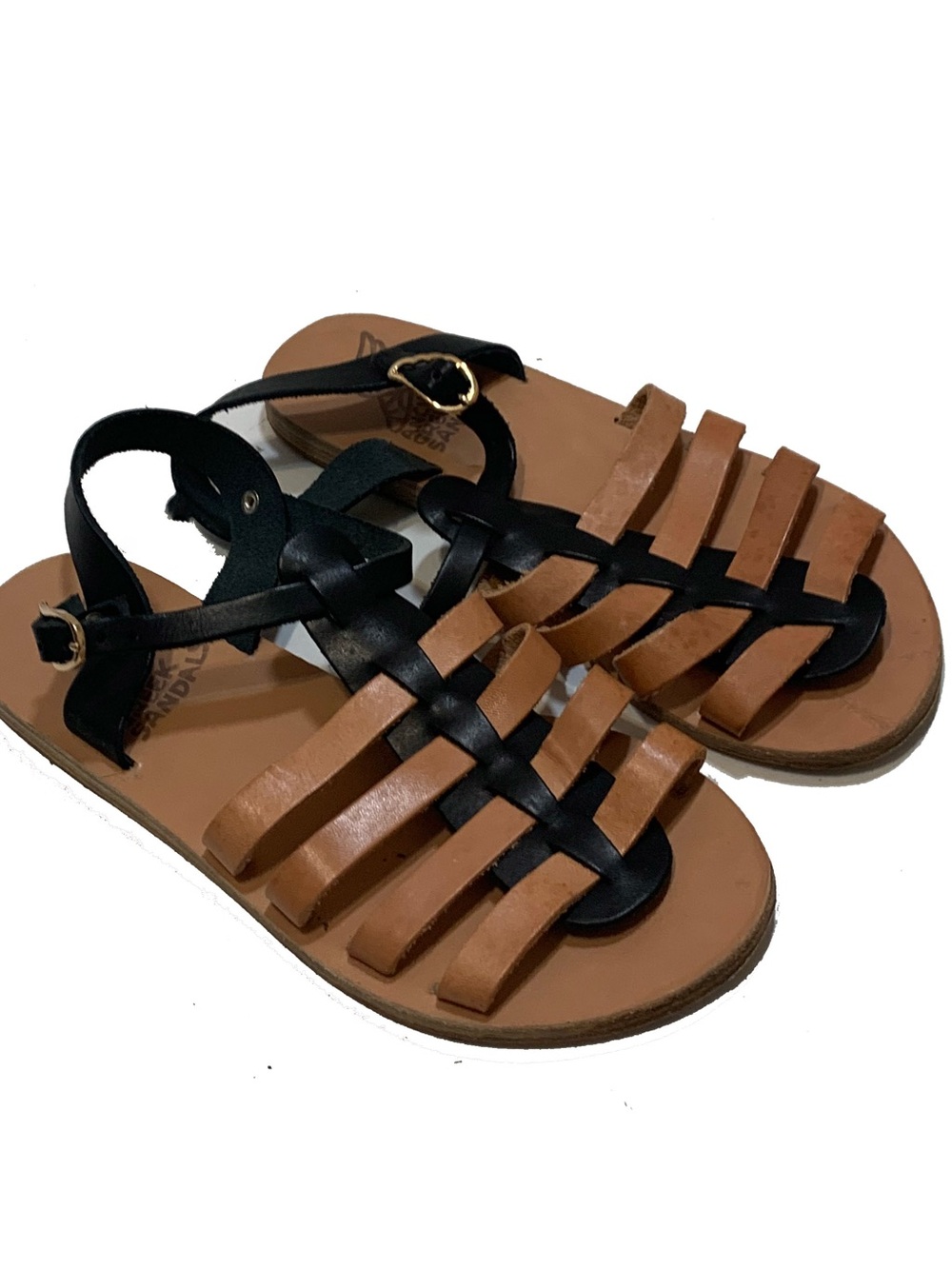 ancient greek leather sandals